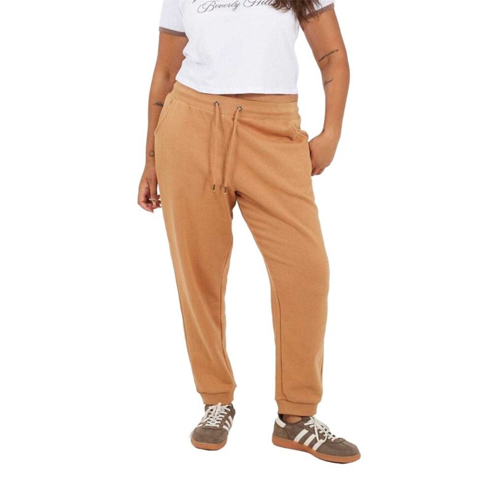 Brave Soul Womens/Ladies Plus Sweatpants / Camel